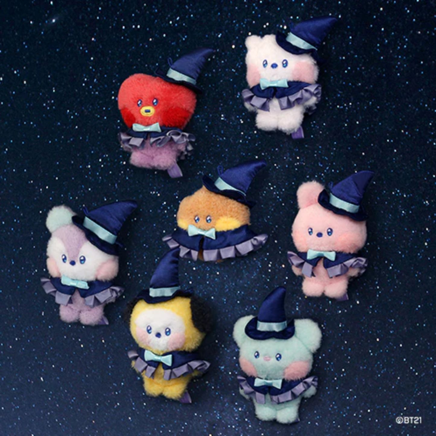 BT21 minini doll keychain (Wizard ver)