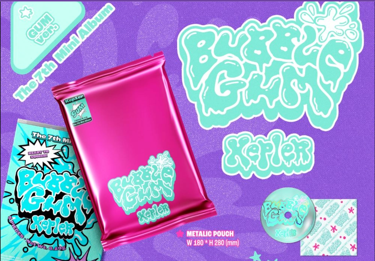 PRE-ORDER Kep1er - 7th Mini Album BUBBLE GUM Gum ver MAKESTAR/EVERLINE POB