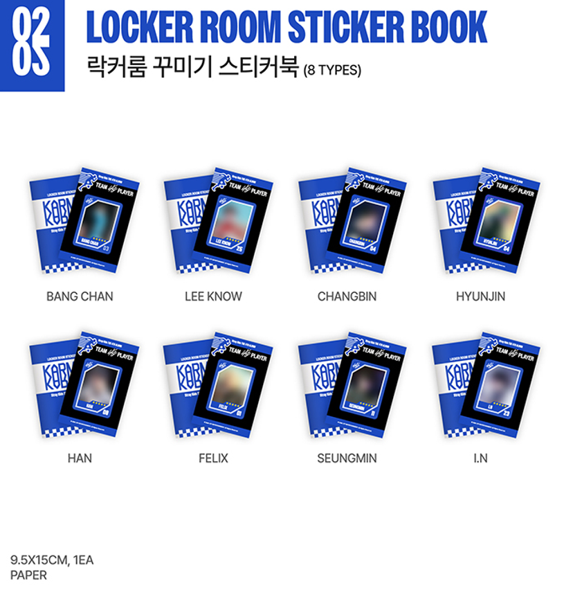 Stray Kids Karma LOCKER ROOM STICKER BOOK