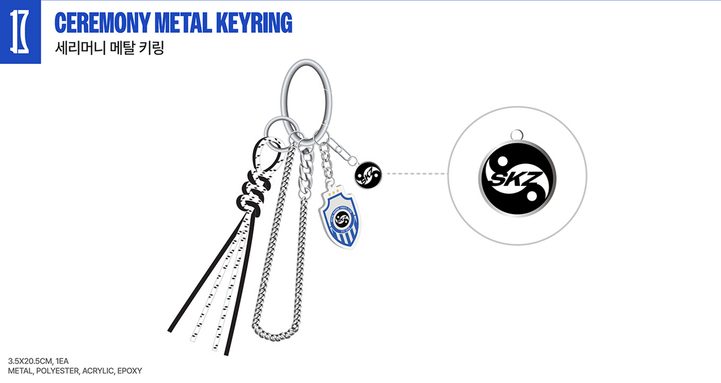 Stray Kids Karma CEREMONY METAL KEYRING