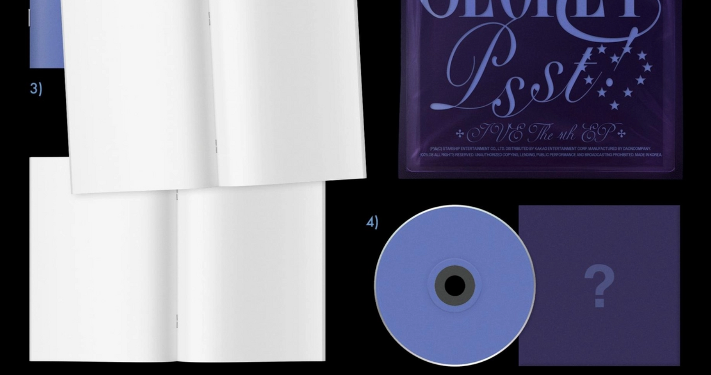 PRE-ORDER: IVE - 4th Mini Album IVE SECRET com POB