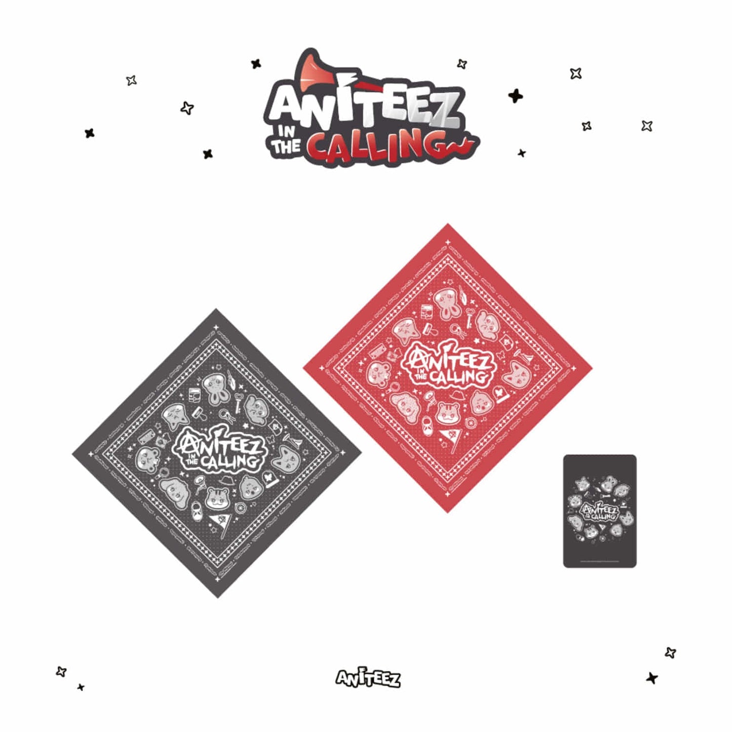 ATEEZ ANITEEZ IN THE CALLING BANDANA