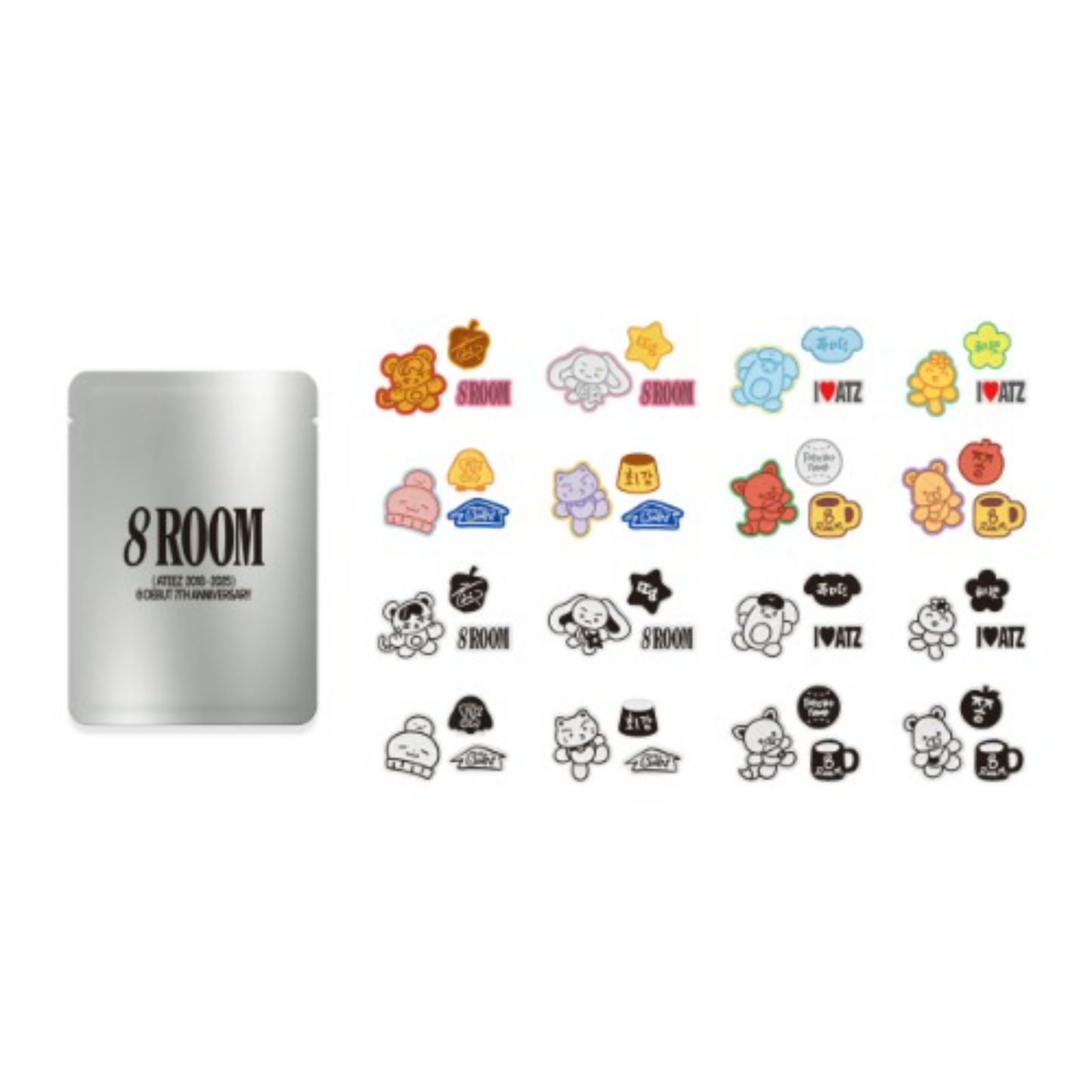 ATEEZ - 8ROOM MD RANDOM IRON-ON PATCH