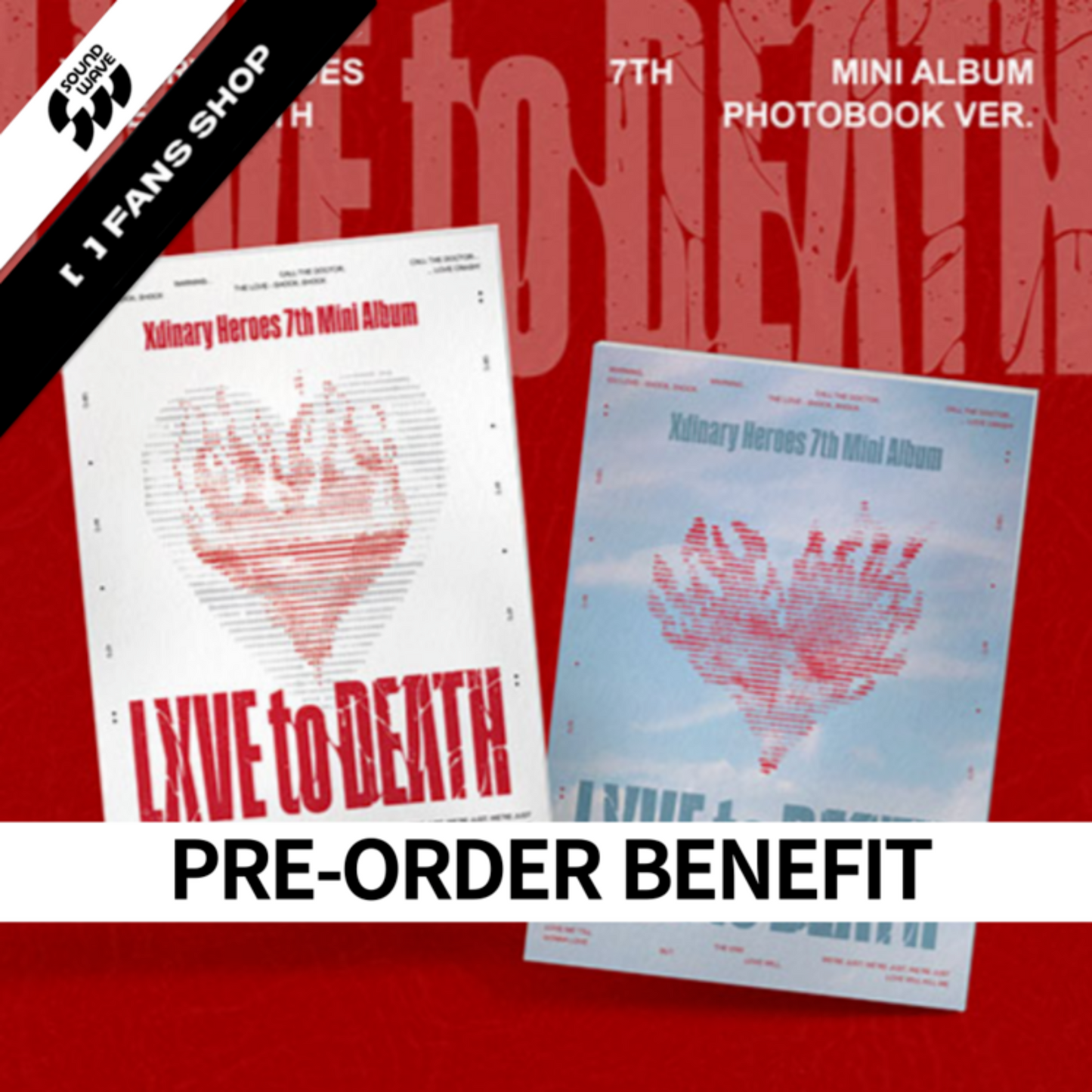 (POB) Xdinary Heroes - 7th Mini Album Lxve to Death (Photobook ver.)