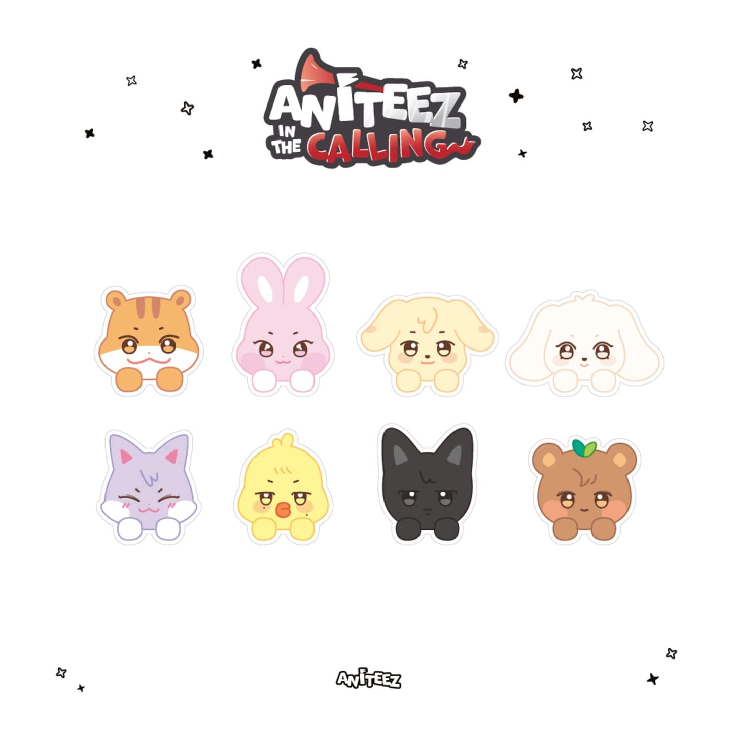 ATEEZ ANITEEZ IN THE CALLING ACRYLIC CLIP MAGNET