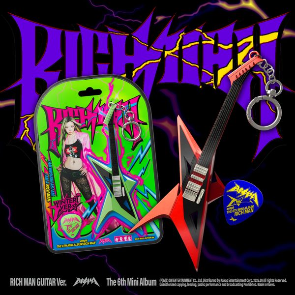 PRE:ORDER aespa - 6th Mini Album Rich Man (RICH MAN GUITAR Ver.)
