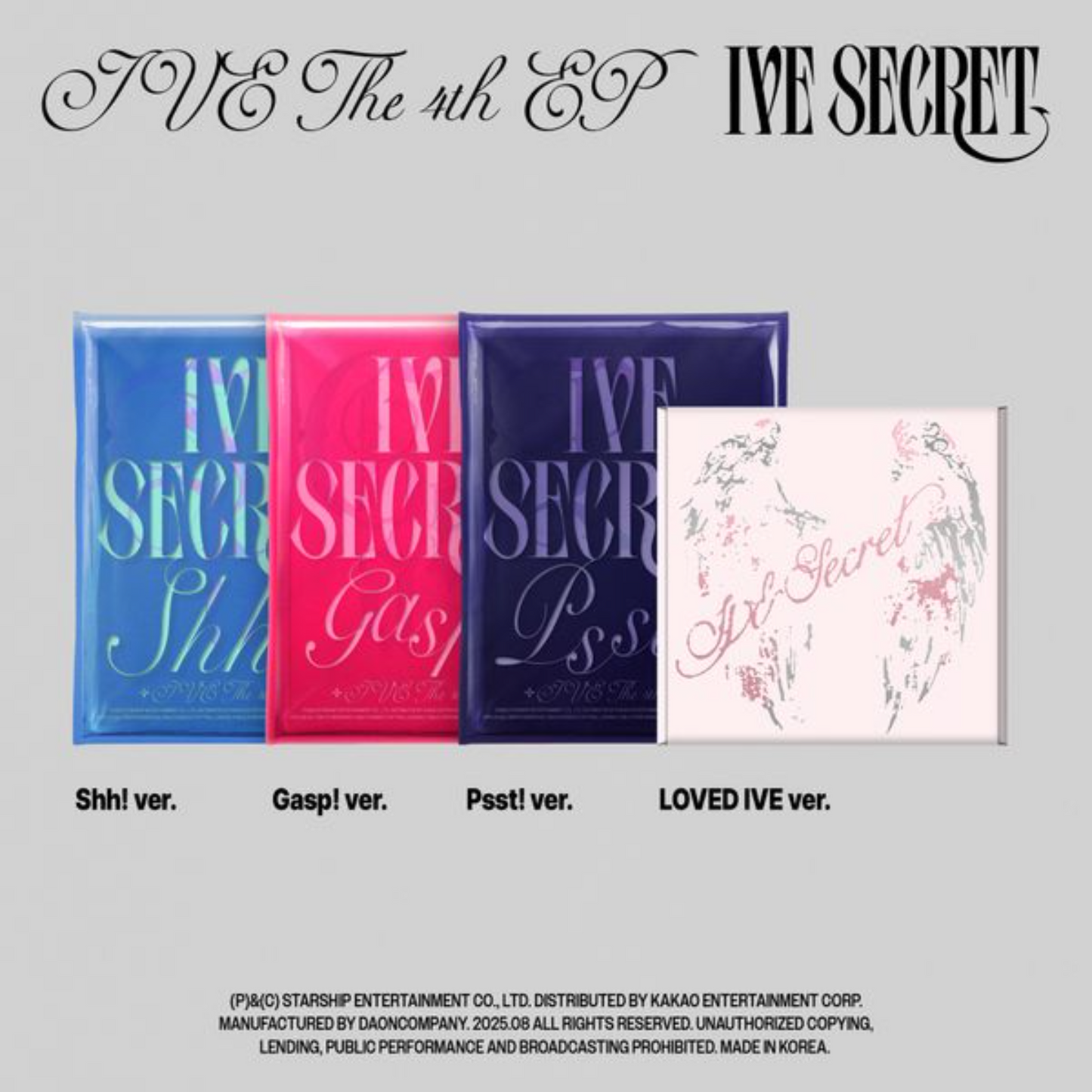 IVE 4th Mini Album Ive Secret