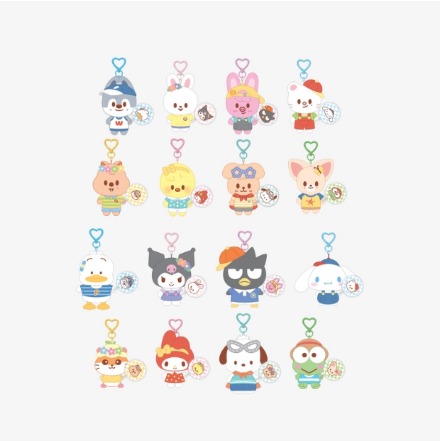 PRE-ORDER: SKZOO X SANRIO CHARACTERS - 10CM PLUSH MINI PICKET Ver.