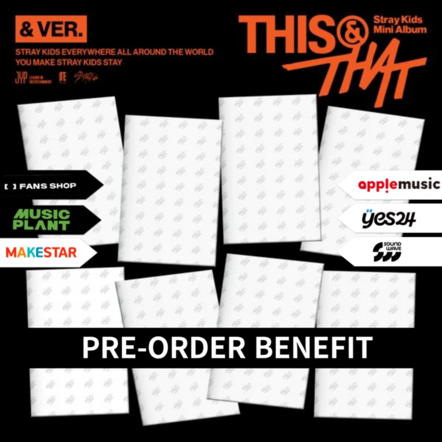 PRE-ORDER COM POB: Stray Kids - 10th Mini Album THIS & THAT (& Ver.)