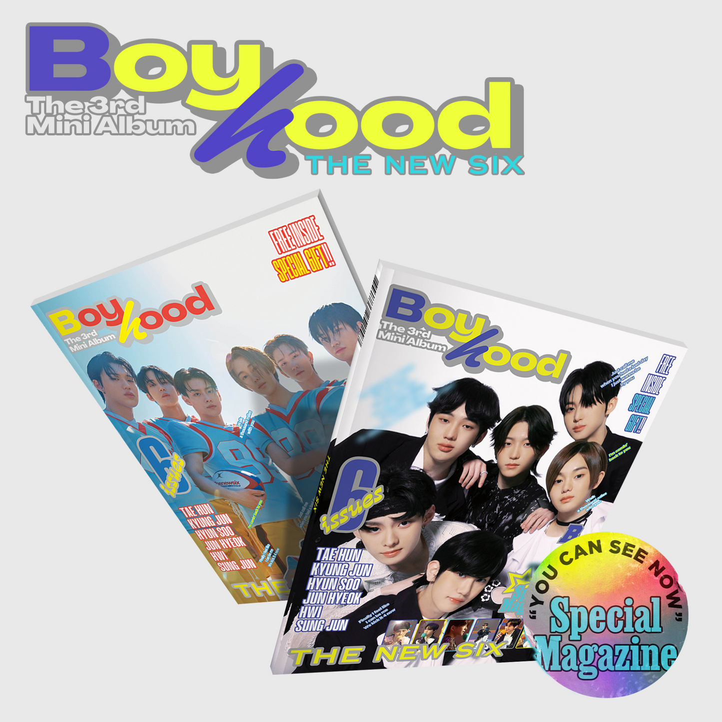 THE NEW SIX (TNX) - 3RD MINI ALBUM BOYHOOD
