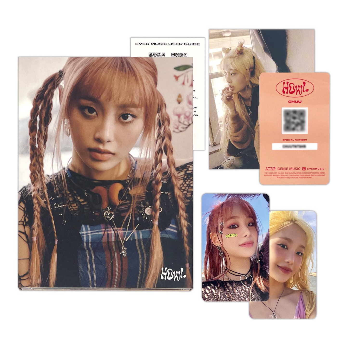 CHUU - 1st Mini Album Howl (Evermusic ver.)