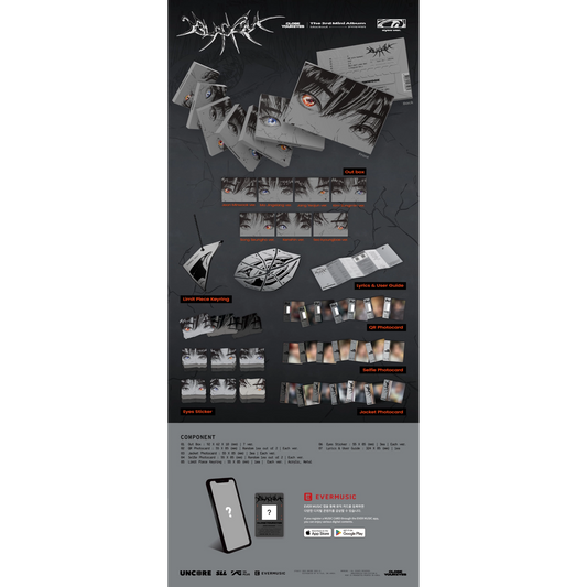 CLOSE YOUR EYES - 3rd Mini Album blackout (eyes Ver.)