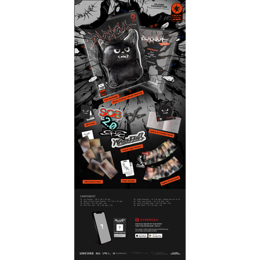 CLOSE YOUR EYES - 3rd Mini Album blackout (black CLting-i Ver.)