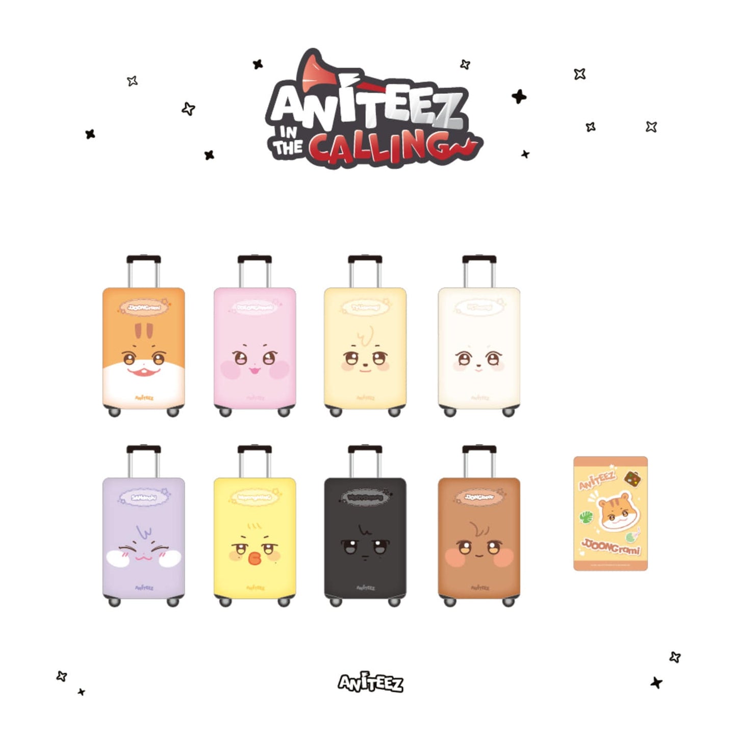 ATEEZ ANITEEZ IN THE CALLING LUGGAGE COVER