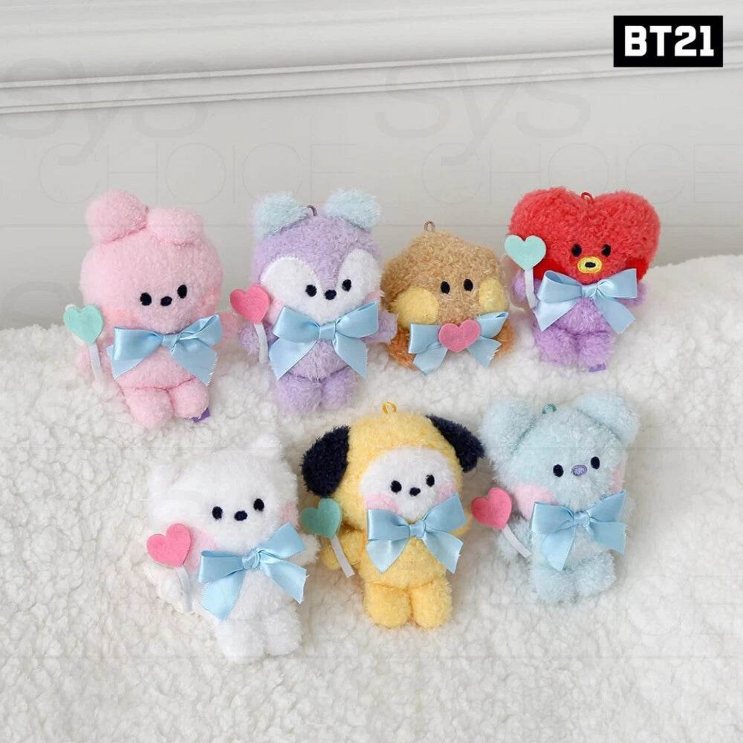 BT21 minini doll keychain (Angel ver)