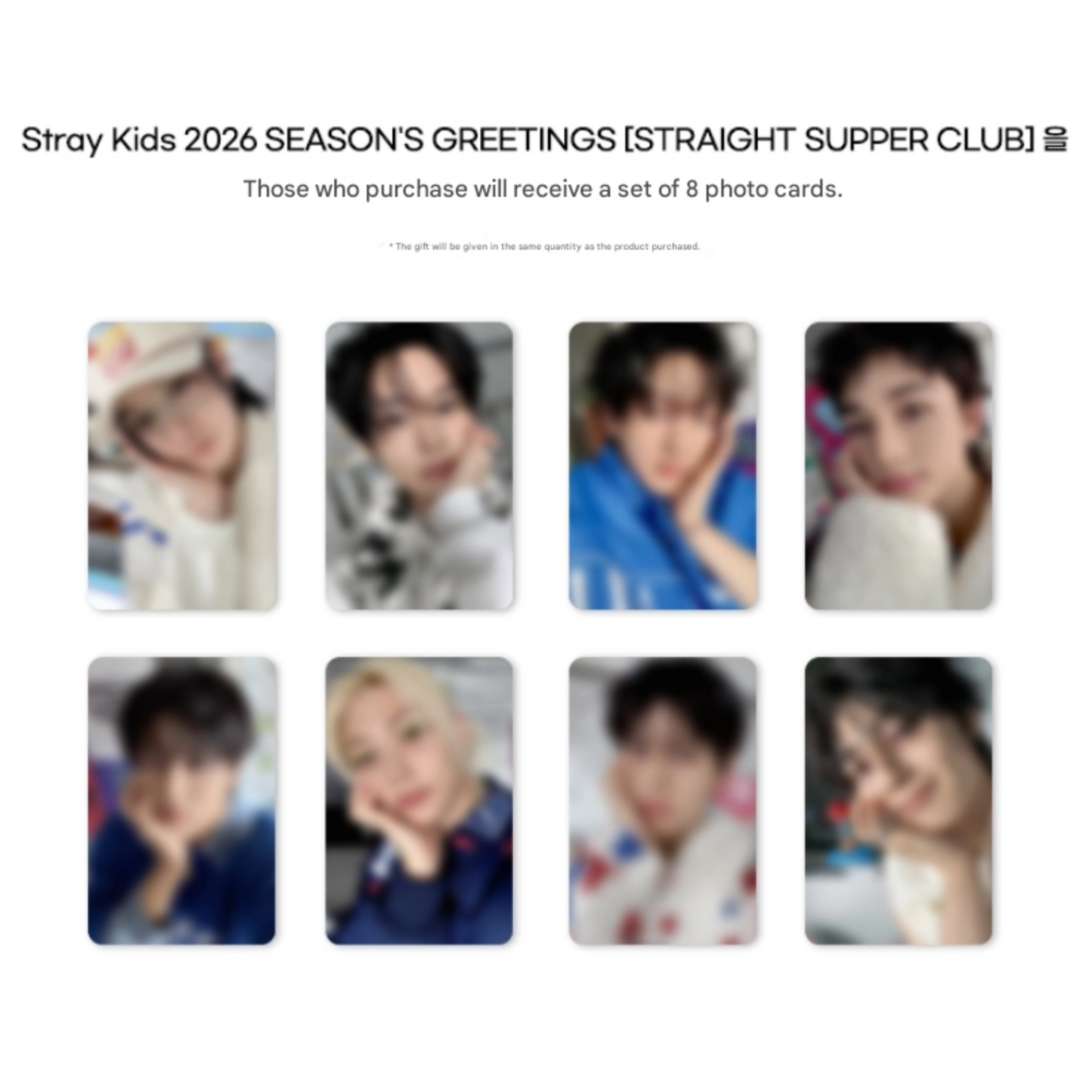 (POB) Stray Kids - 2026 SEASON'S GREETINGS STARLIGHT SUPPER CLUB