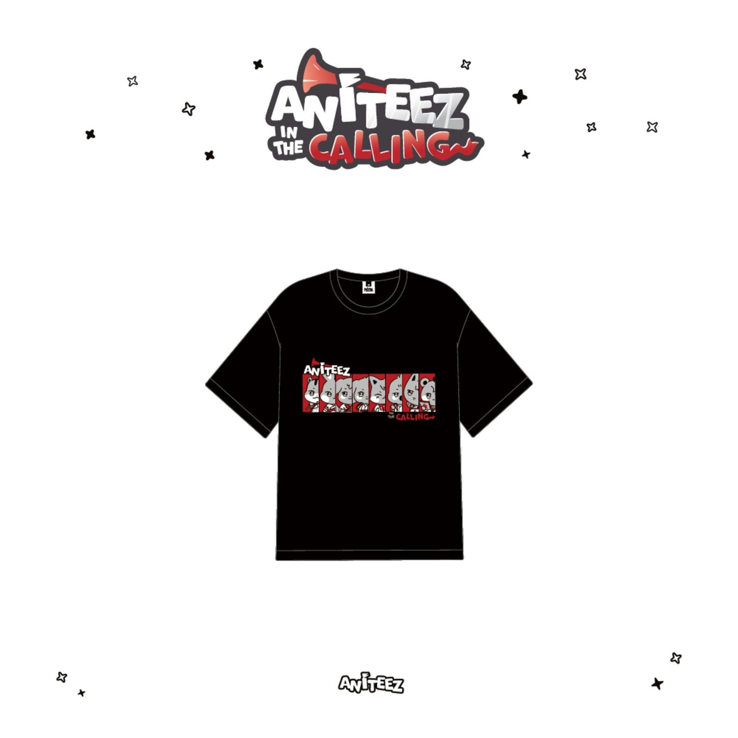 ATEEZ ANITEEZ IN THE CALLING T-SHIRT