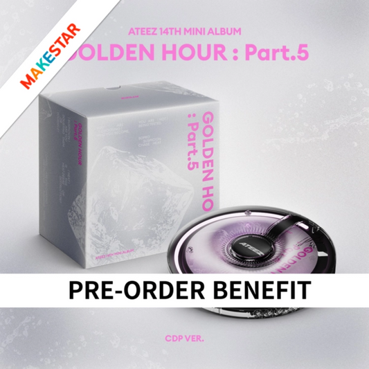 PRE-ORDER: (POB) ATEEZ - 14th Mini Album GOLDEN HOUR : Part.5 (CDP VER.)