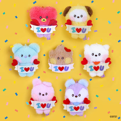 BT21 minini doll keychain [I LOVE YOU] - TATA