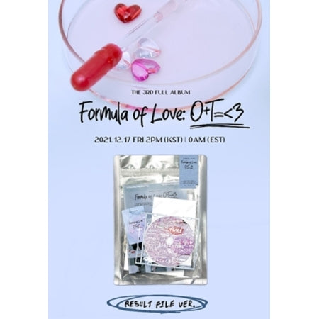 PRE-ORDER:  TWICE - VOL.3 [FORMULA OF LOVE : O+T=<3] (RESULT FILE Ver.)
