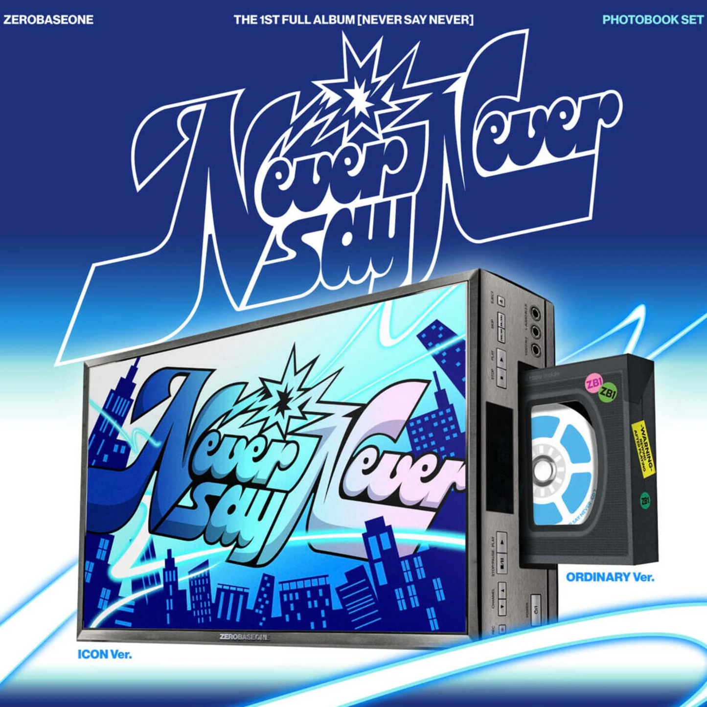 Zerobaseone The First Full Album Never Say Never Photobook Ver. (Icon & Ordinary)