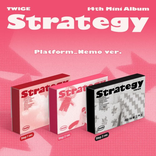 PRE-ORDER: TWICE - 14th Mini Album [STRATEGY] (Platform_Nemo Ver.)