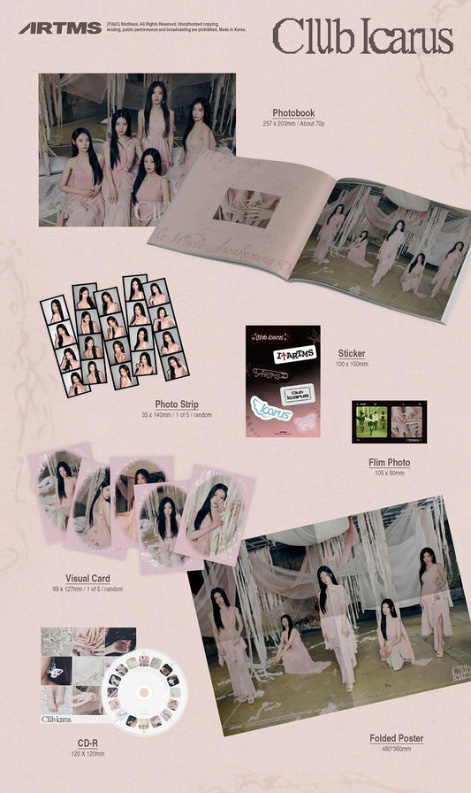 ARTMS 1st Mini Album [Club Icarus] (B ver.)