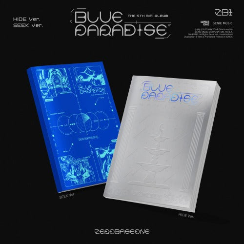 PRE-ORDER: ZEROBASEONE - 5th Mini Album BLUE PARADISE (hide/seek ver)
