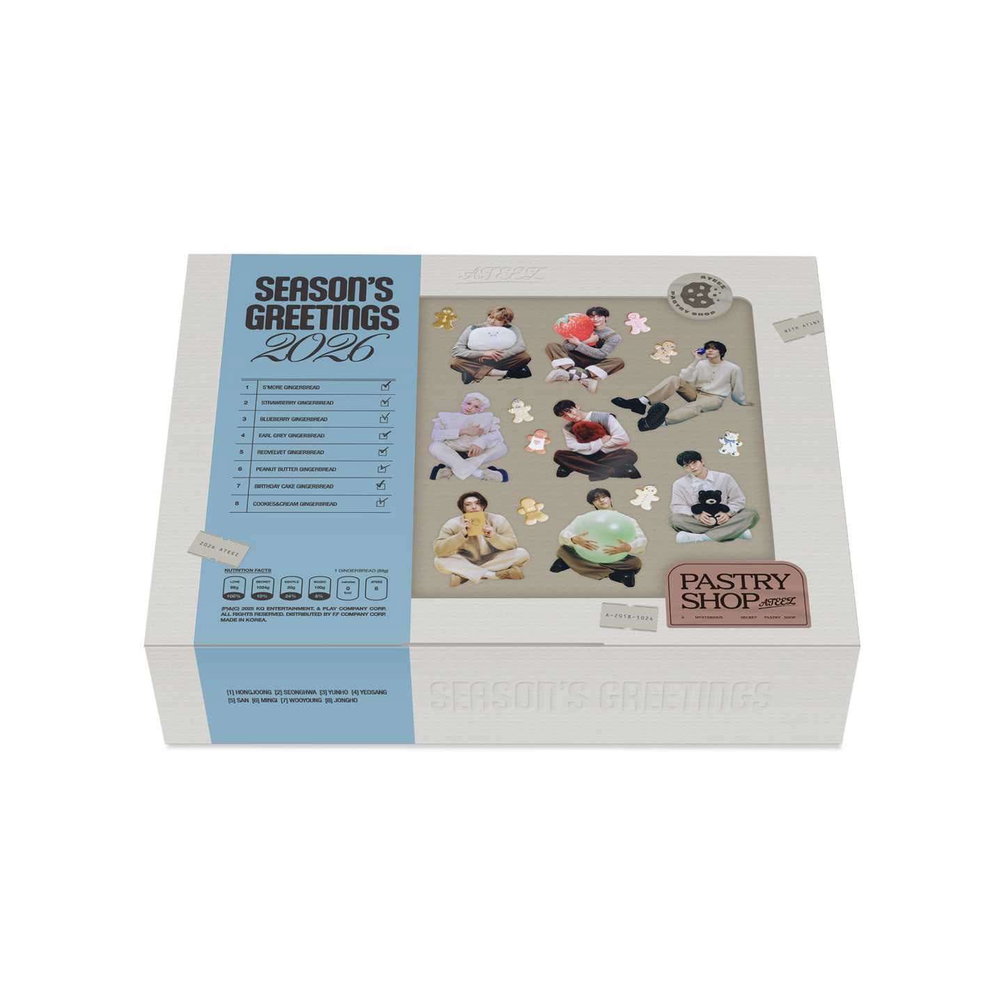 (POB) ATEEZ - 2026 SEASON'S GREETINGS - Hello82 exclusive POB