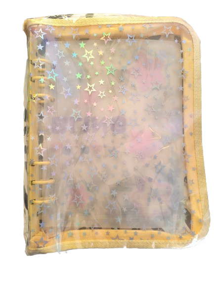 A5 photocard poca collect book com zip estrela