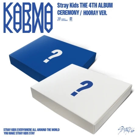 Stray Kids - 4th Full Album 'KARMA' (CEREMONY VER., HOORAY VER.)
