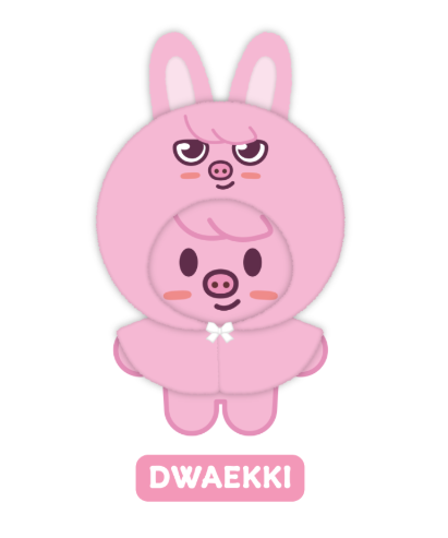 Stray Kids SKZOO 10CM PLUSH OUTFIT - SKZ 5'CLOCK DWAEKKI