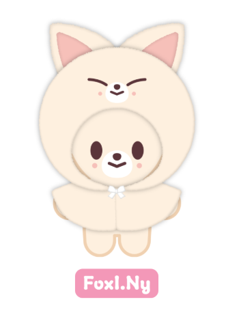 Stray Kids SKZOO 10CM PLUSH OUTFIT - SKZ 5'CLOCK FoxI.Ny