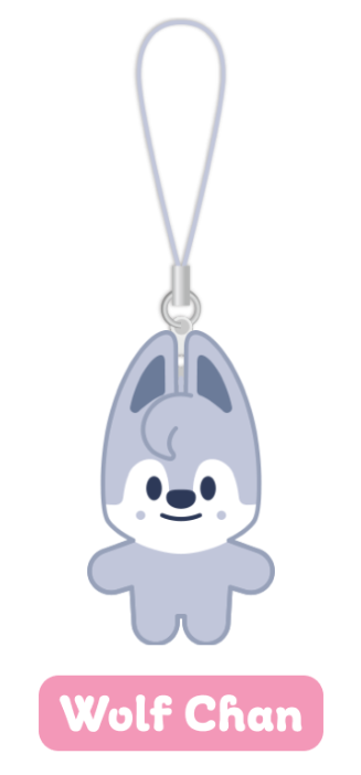 Stray Kids SKZOO KEYRING MICRO Ver. - SKZ 5'CLOCK Wolf Chan
