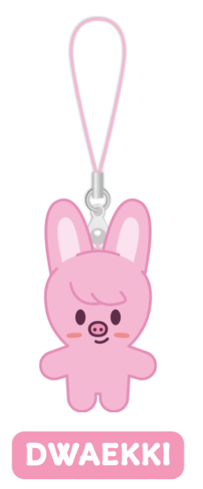 Stray Kids SKZOO KEYRING MICRO Ver. - SKZ 5'CLOCK DWAEKKI