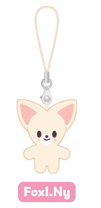 Stray Kids SKZOO KEYRING MICRO Ver. - SKZ 5'CLOCK FoxI.Ny