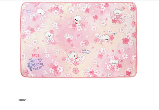 BT21_Minnie_Blanket_Cherry Blossom RJ