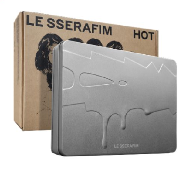 LE SSERAFIM 5th Mini Album 'HOT' (TIN CASE ver.)