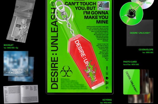 Pre-Order: ENHYPEN - 6th Mini Album [DESIRE : UNLEASH] (KEYRING Ver.)