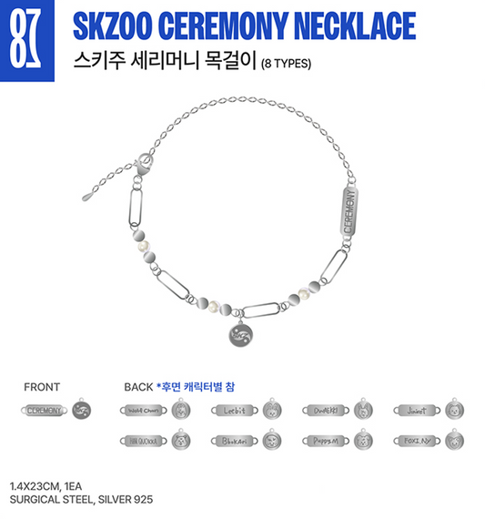 Stray Kids Karma SKZOO CEREMONY NECKLACE