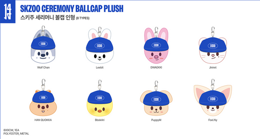 Stray Kids Karma SKZOO CEREMONY BALLCAP PLUSH