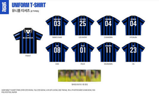 Stray Kids Karma UNIFORM T-SHIRT