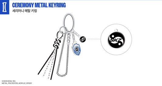 Stray Kids Karma CEREMONY METAL KEYRING