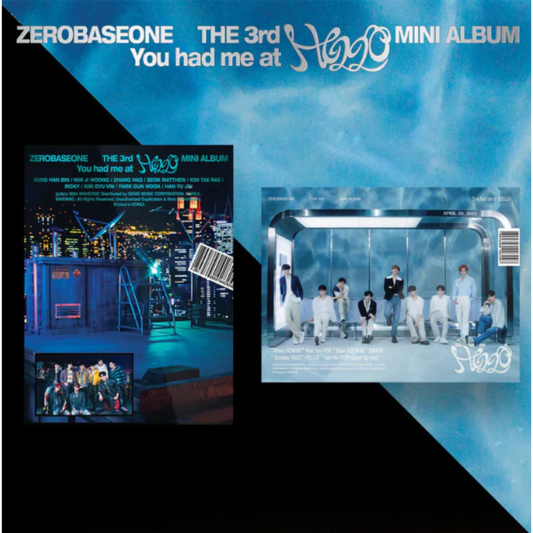 Zerobaseone - 3rd Mini Album You had me at Hello (Eclipse ver./Sunshower ver.)
