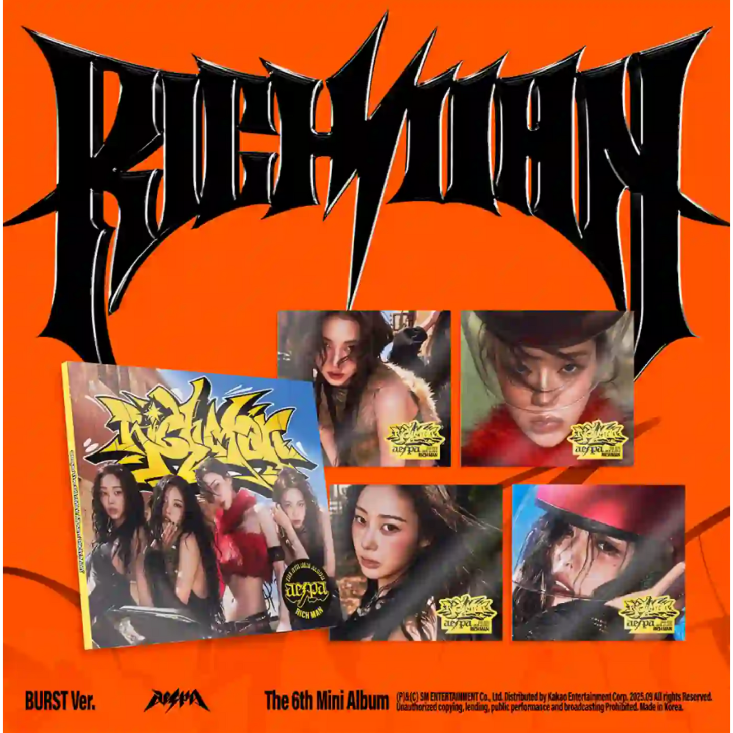 aespa - 6th Mini Album [Rich Man] (Burst Ver.)
