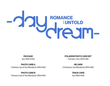 Pre-order: ENHYPEN - 2nd Album Repackage [ROMANCE : UNTOLD -daydream-] (Weverse Albums ver.)