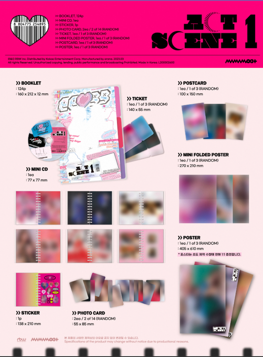 PRE-ORDER: MAMAMOO+ - 1st Single Album ACT 1, SCENE 1