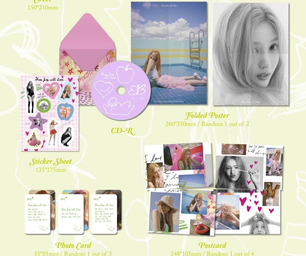 Joy's 1st Mini Album [From JOY, with Love] (Photo Book Ver.)
