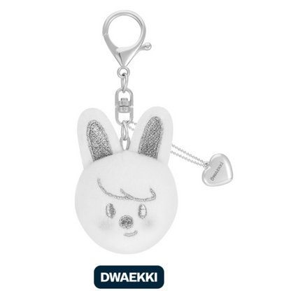 Stray Kids - [celebrATE] SKZOO FACE KEYRING SILVER Ver.