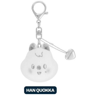 Stray Kids - [celebrATE] SKZOO FACE KEYRING SILVER Ver.